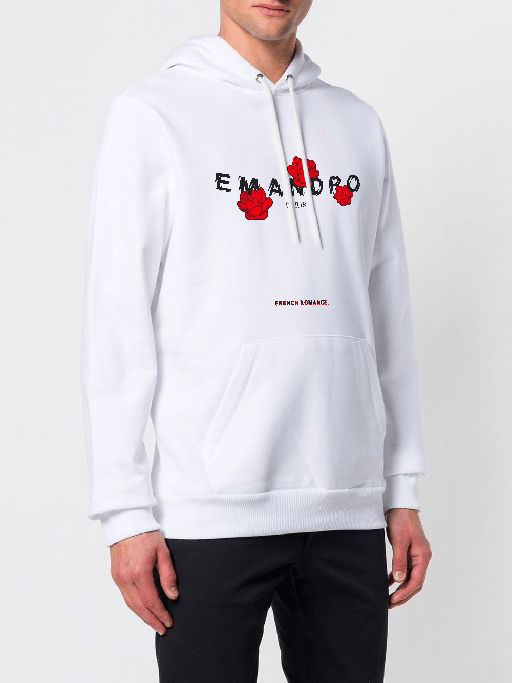 Image of Sweat à capuche blanc Obsessed