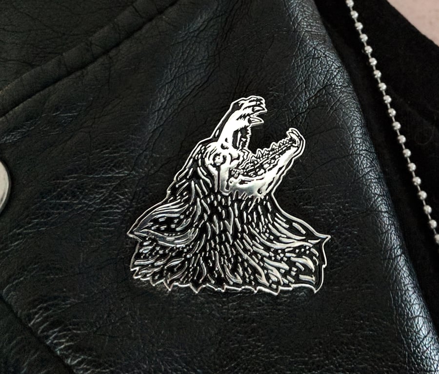 Image of The Moonhound Enamel Pin