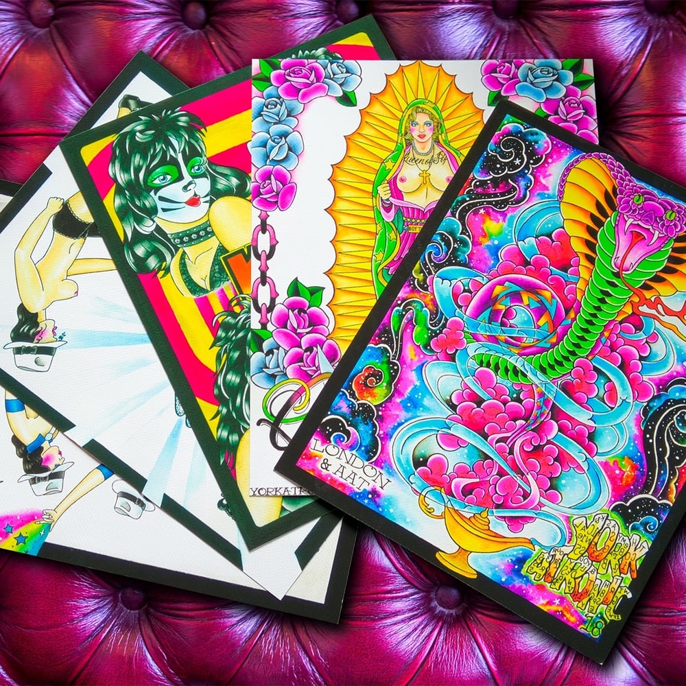 Image of Space Age Giclée Print Package Deal with BONUS MJ sheet!
