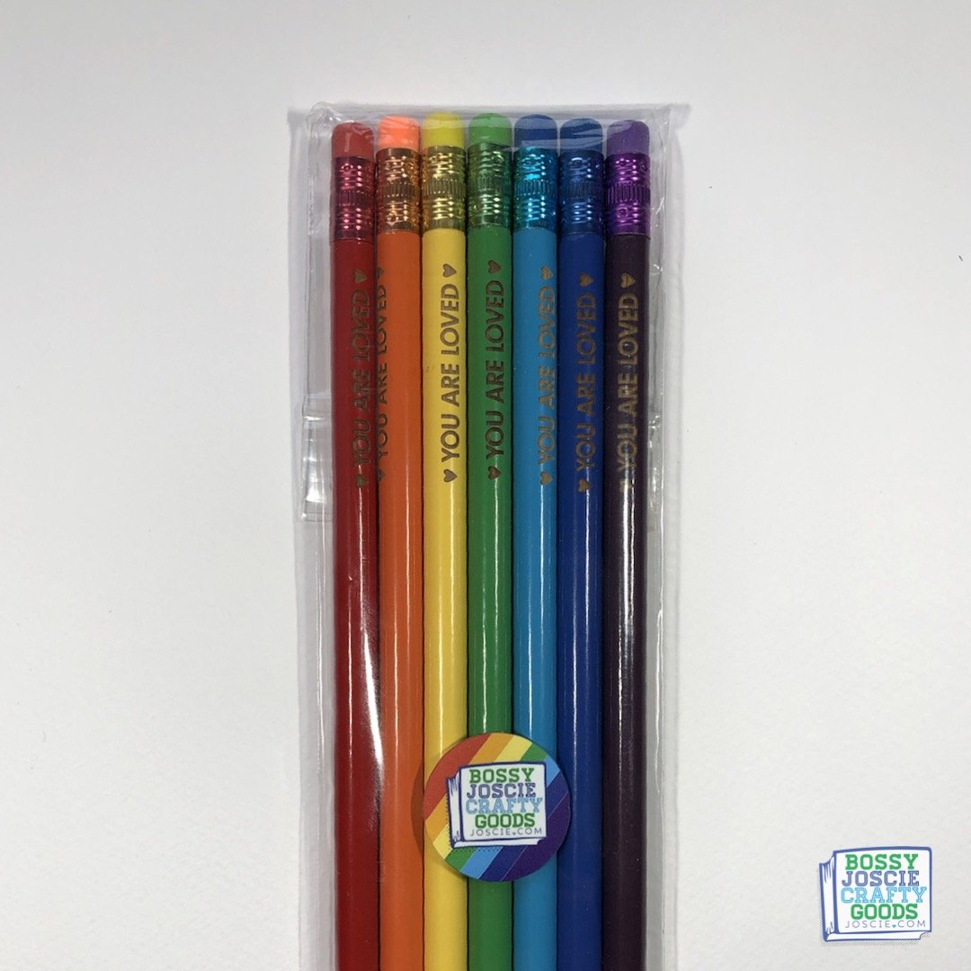 Image of Affirmation Rainbow Pencil set