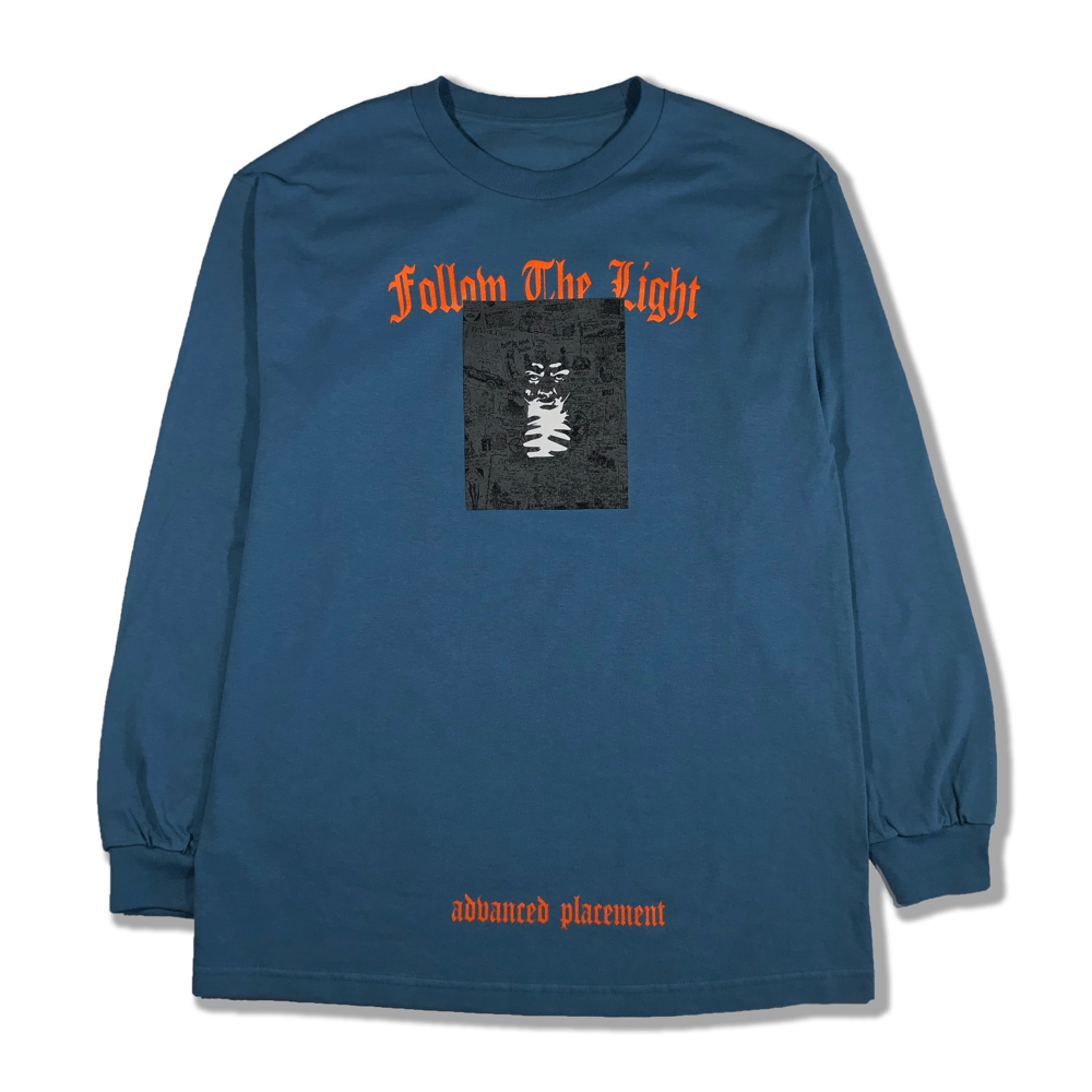 Image of Follow the Light Longsleeve (Slate Blue)