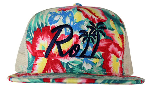Image of AGGRO Brand "Roll" Island Snapback Hat