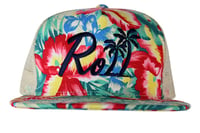 Image 1 of AGGRO Brand "Roll" Island Snapback Hat