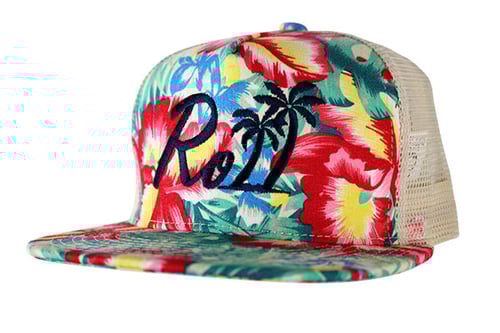 Image of AGGRO Brand "Roll" Island Snapback Hat