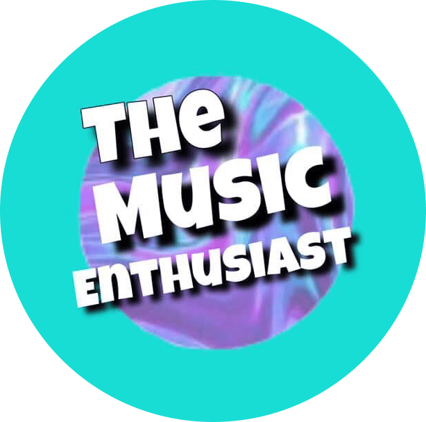 Image of "The Music Enthusiast" logo sticker