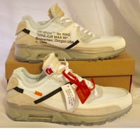 Image 5 of OFF-WHITE x Air Max 90 Ice