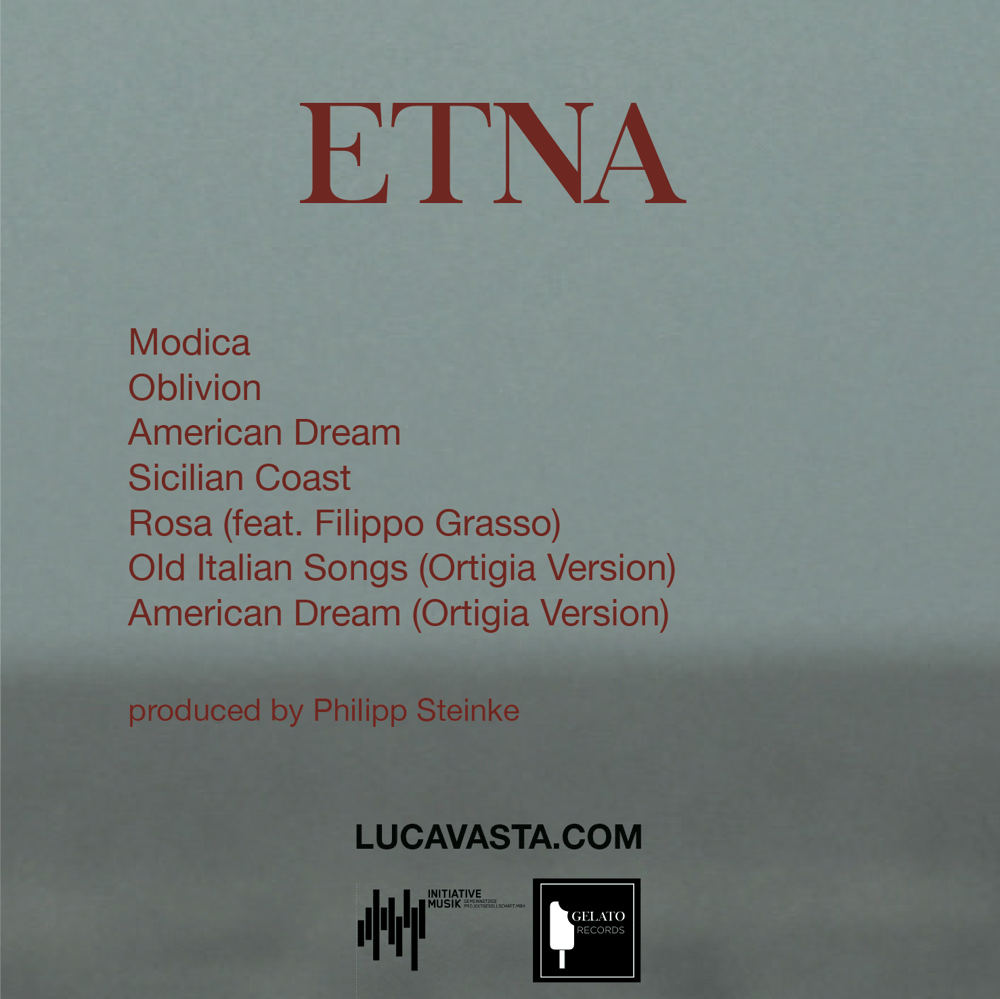 LUCA VASTA - "ETNA" EP (CD)