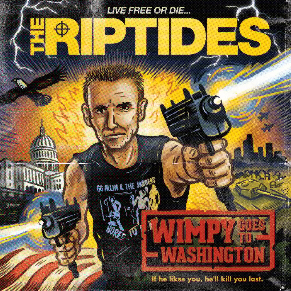 Image of The Riptides - Wimpy goes to Washington (7")