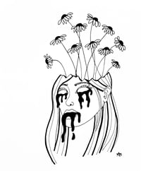 Head Bloom Art Print