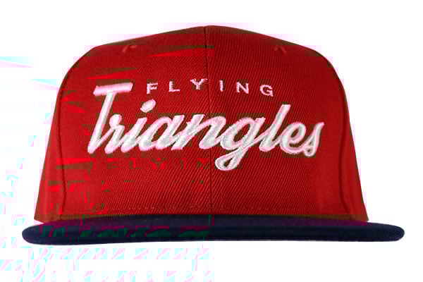 Image of AGGRO Brand "Flying Triangles" Jiu-Jitsu Snapback Hat