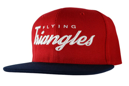 Image of AGGRO Brand "Flying Triangles" Jiu-Jitsu Snapback Hat