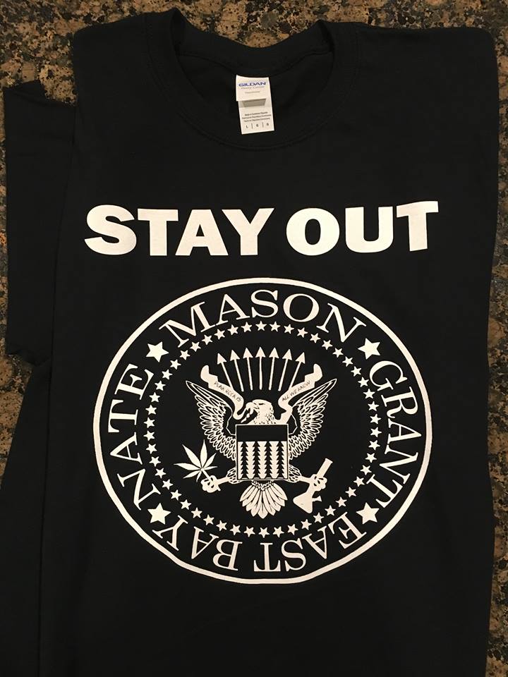 Image of Stay Out Look Out Below T-Shirt