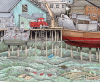 Image 3 of Cannery Dock No. 2 9" X 12"