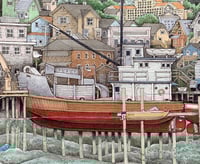Image 4 of Cannery Dock No. 2 9" X 12"