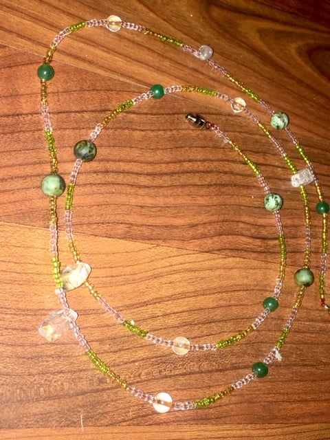 Image of Green dragon waist beads 