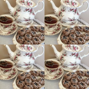 Image of Milk Chocolate Thumbprints with Seedless Red Raspberry Jelly - TWO DOZEN