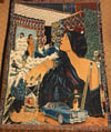'The Serpent merchant Returns' woven blanket