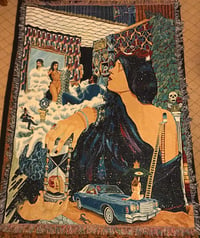 Image 1 of 'The Serpent merchant Returns' woven blanket