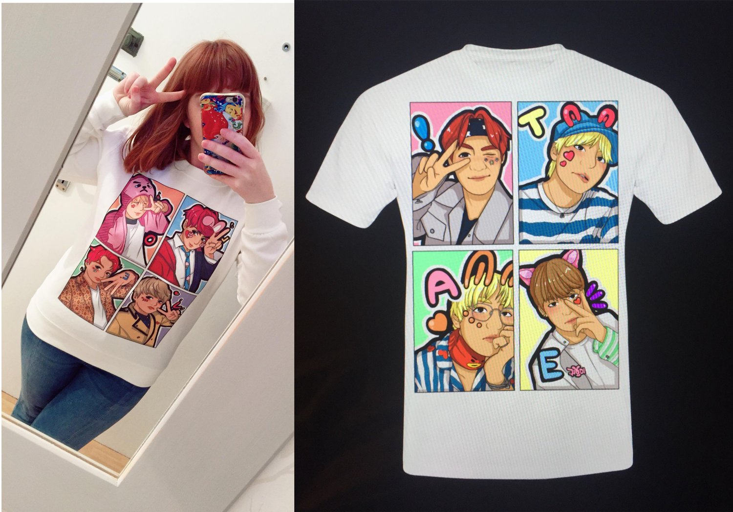 Image of BTS SELCA CLOTHING (PREORDER) (SHIRT OR JUMPER)