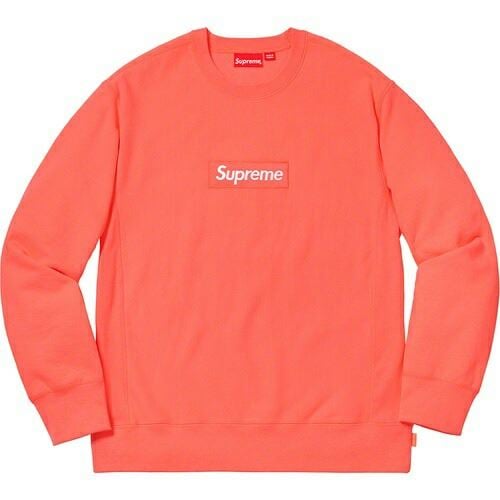 Supreme Box Logo Crewneck - Fluorescent Pink | Limited Edition by