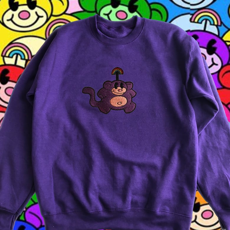 Image of PURPLE RAINBOW MONKEY 