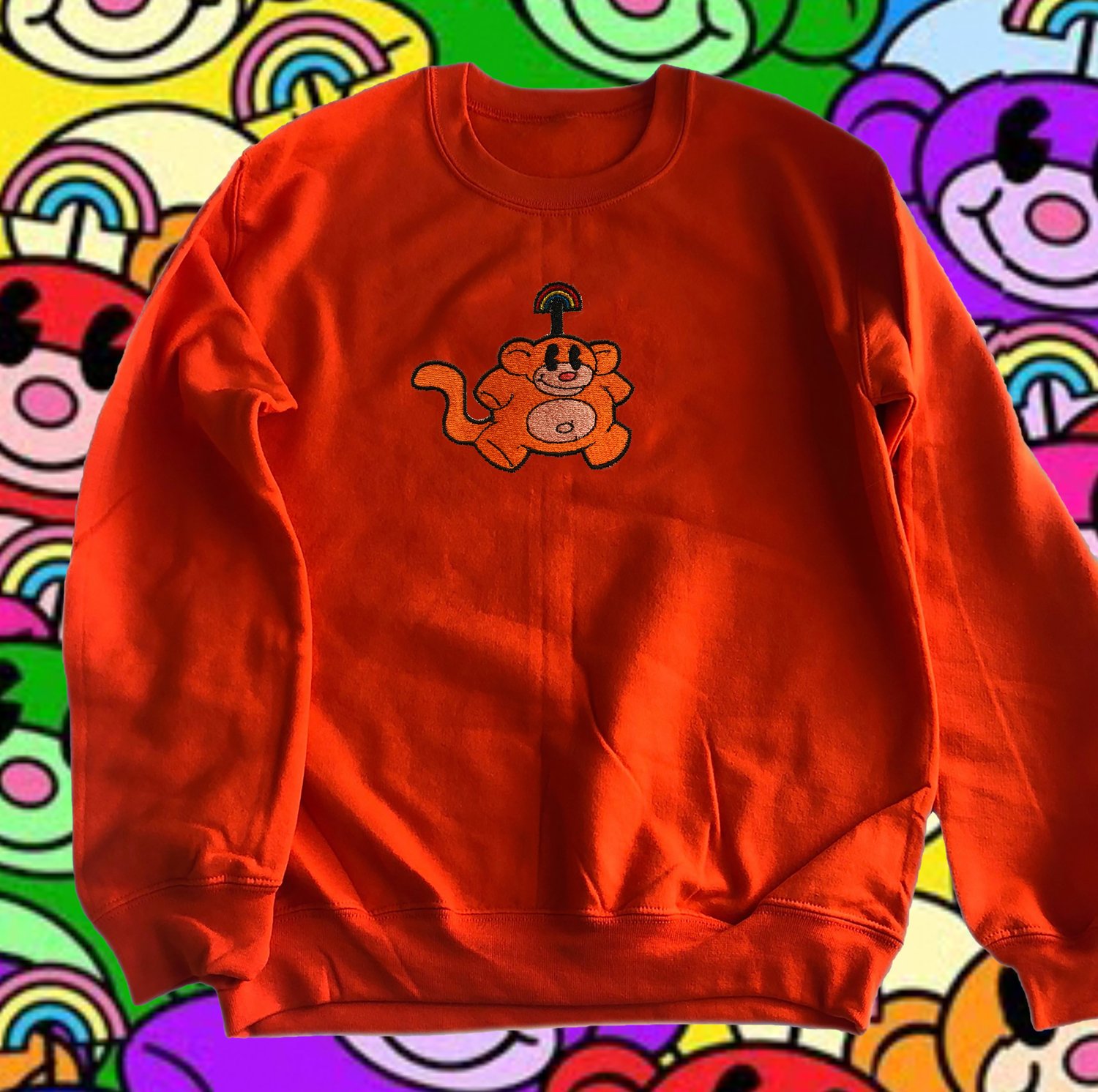 Image of ORANGE RAINBOW MONKEY