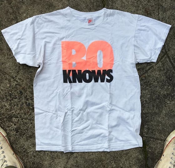 Image of Original Early 90’s Double-Sided Bo Knows Tee.