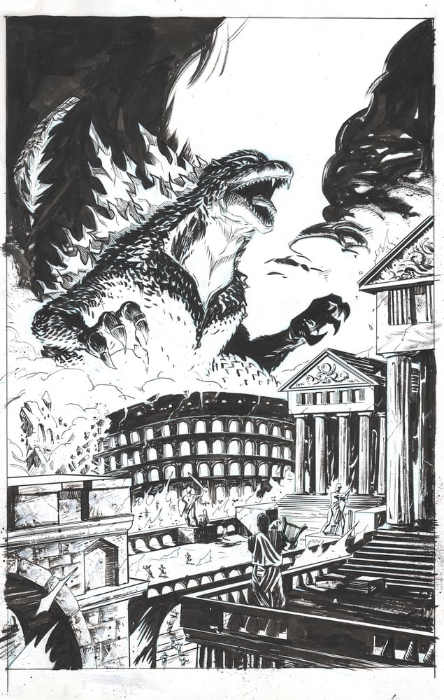 Image of Godzilla: Rage Across Time #5 (IDW) - Cover