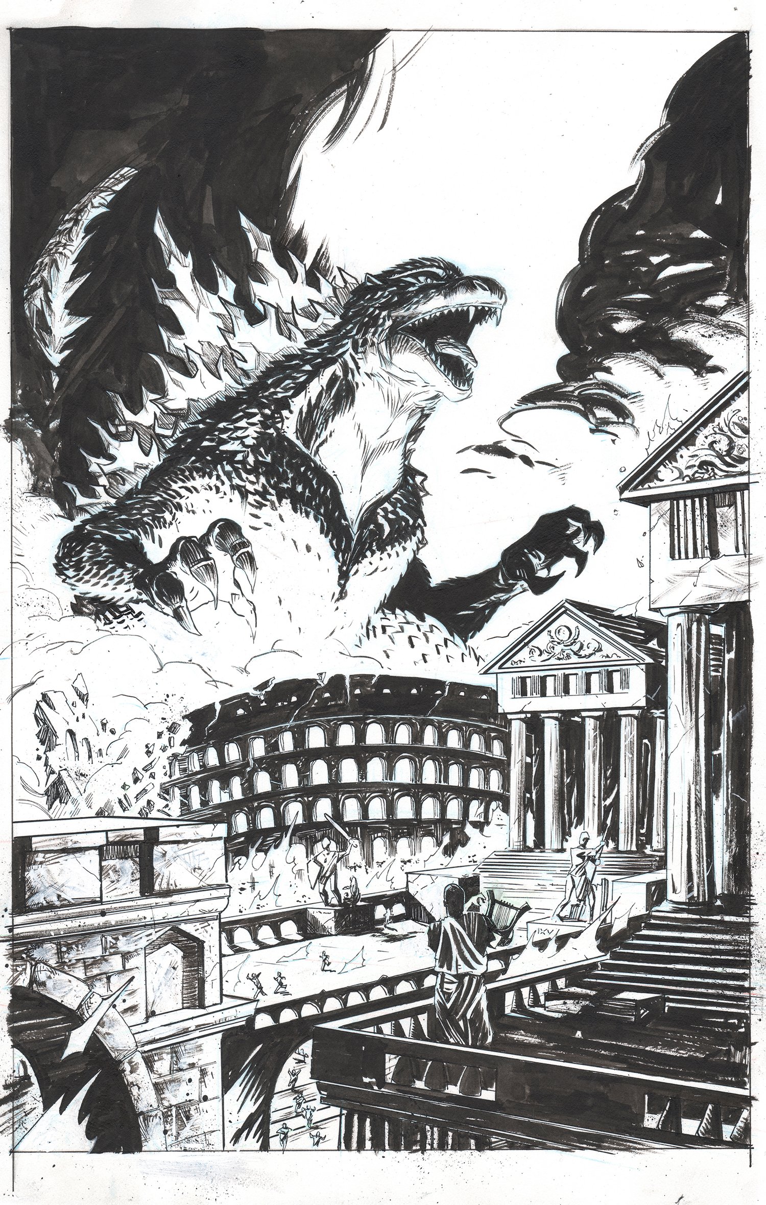 Image of Godzilla: Rage Across Time #5 (IDW) - Cover