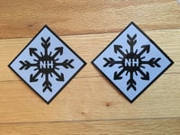 NH snowflake sticker