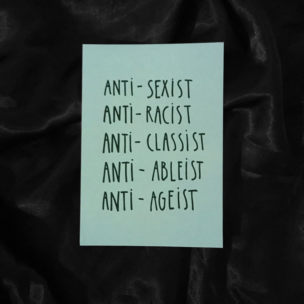 Image of ANTI BULLSHIT card