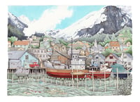 Image 1 of Cannery Dock No. 2 9" X 12"