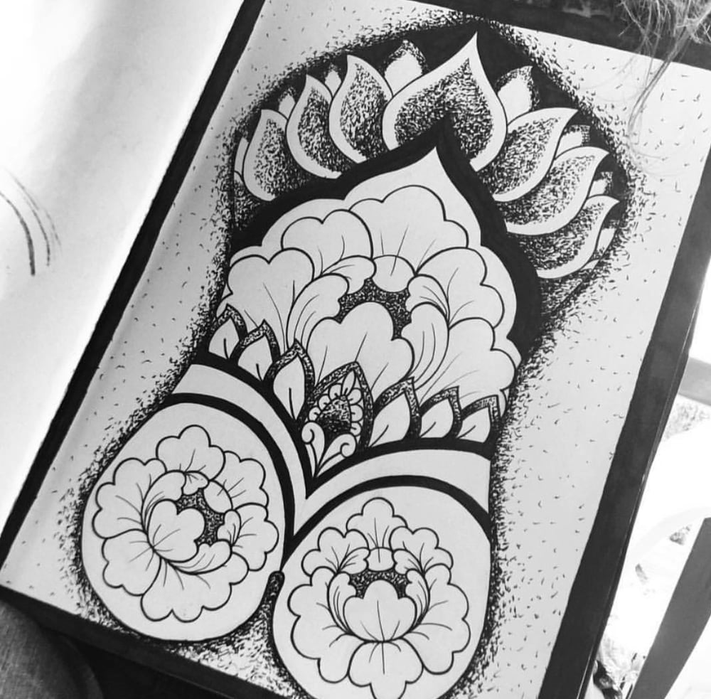 Image of Ornamental back piece
