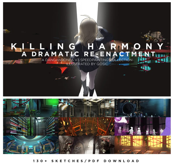 Image of (PDF) "Killing Harmony: A Dramatic Re-enactment" Speedpainting Collection 
