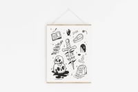 Image 1 of Heck Yeah Flash Sheet - Art Print
