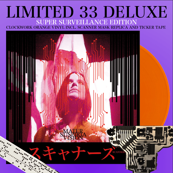 Image of LIMITED 33 DELUXE EDITION VINYL - MATER SUSPIRIA VISION - SCANNERS + DIGITAL