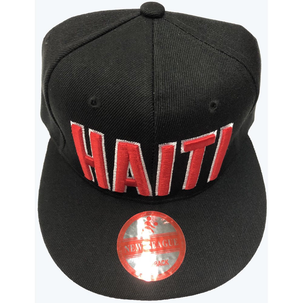 black and red snapback