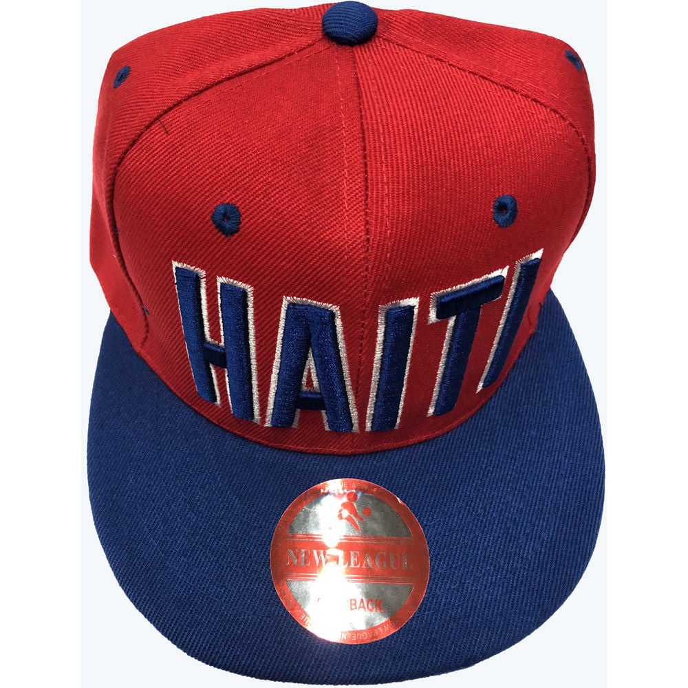 Image of SNAPBACK RED AND BLUE HAITI