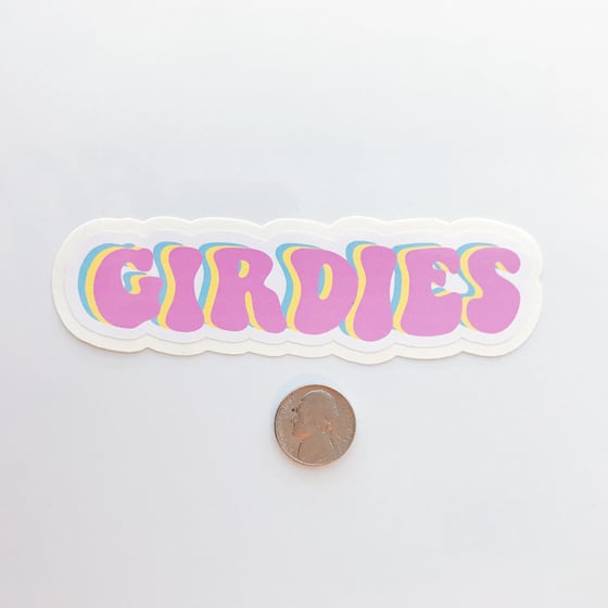 Image of "girdies" sticker