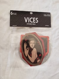 Image 1 of VICES Sticker Pack 1 - 3 Left