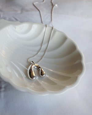 Image of Bubble Wishbone Necklace 