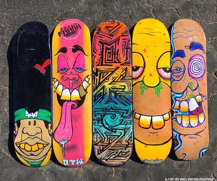 Custom skateboards | Off The Creations