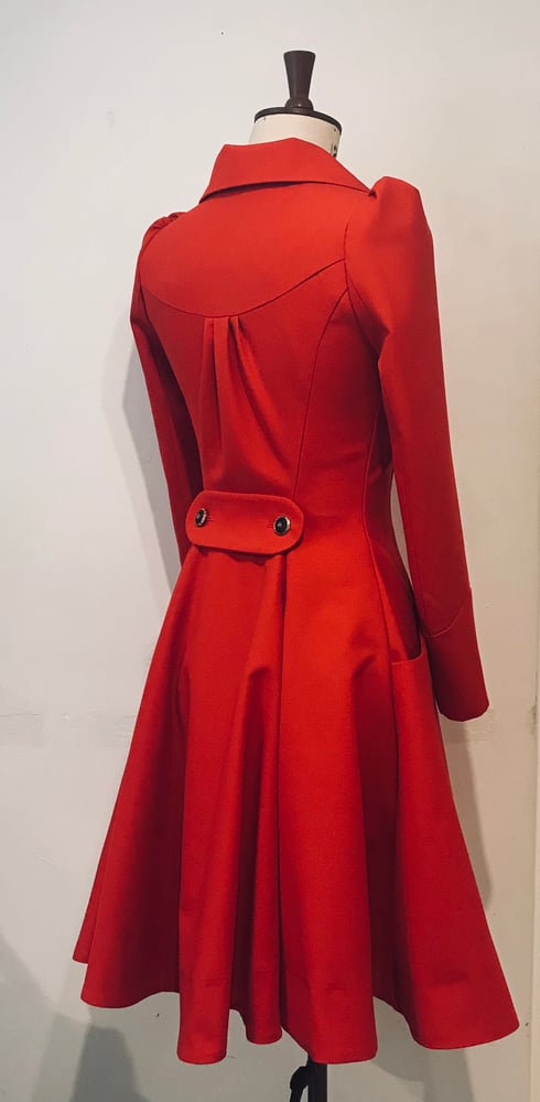 Image of Little red riding dress coat