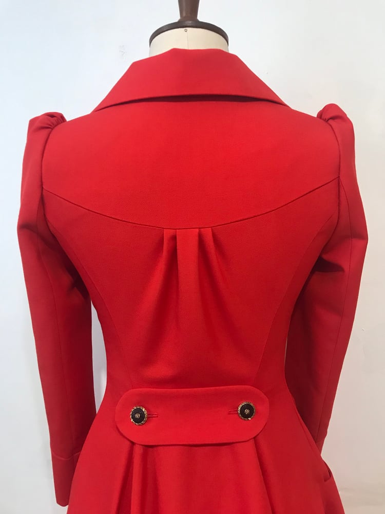 Image of Little red riding dress coat