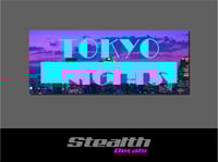 Tokyo Nights Drift Slap sticker