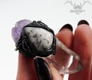 Image 2 of White Forest Dentritic Agate Pendant