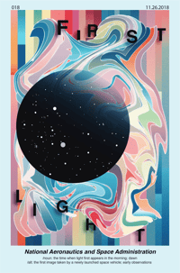 Image 1 of First Light MultiColor Poster Print