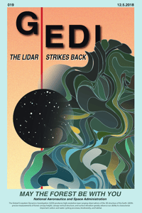 Image 1 of GEDI Poster Print