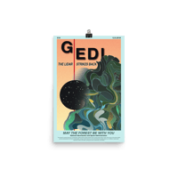 Image 2 of GEDI Poster Print