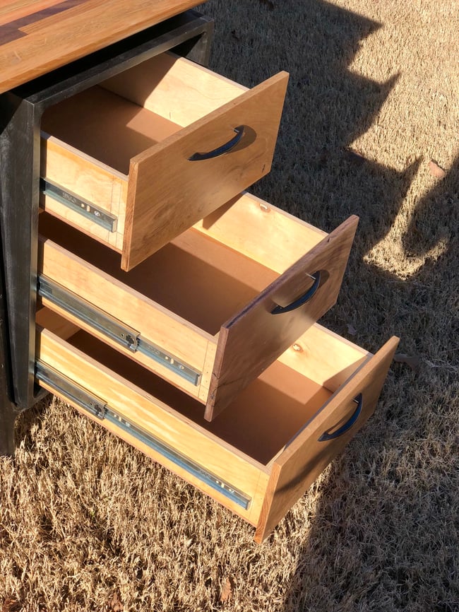 Rcleaimed Modern Industrial Desk